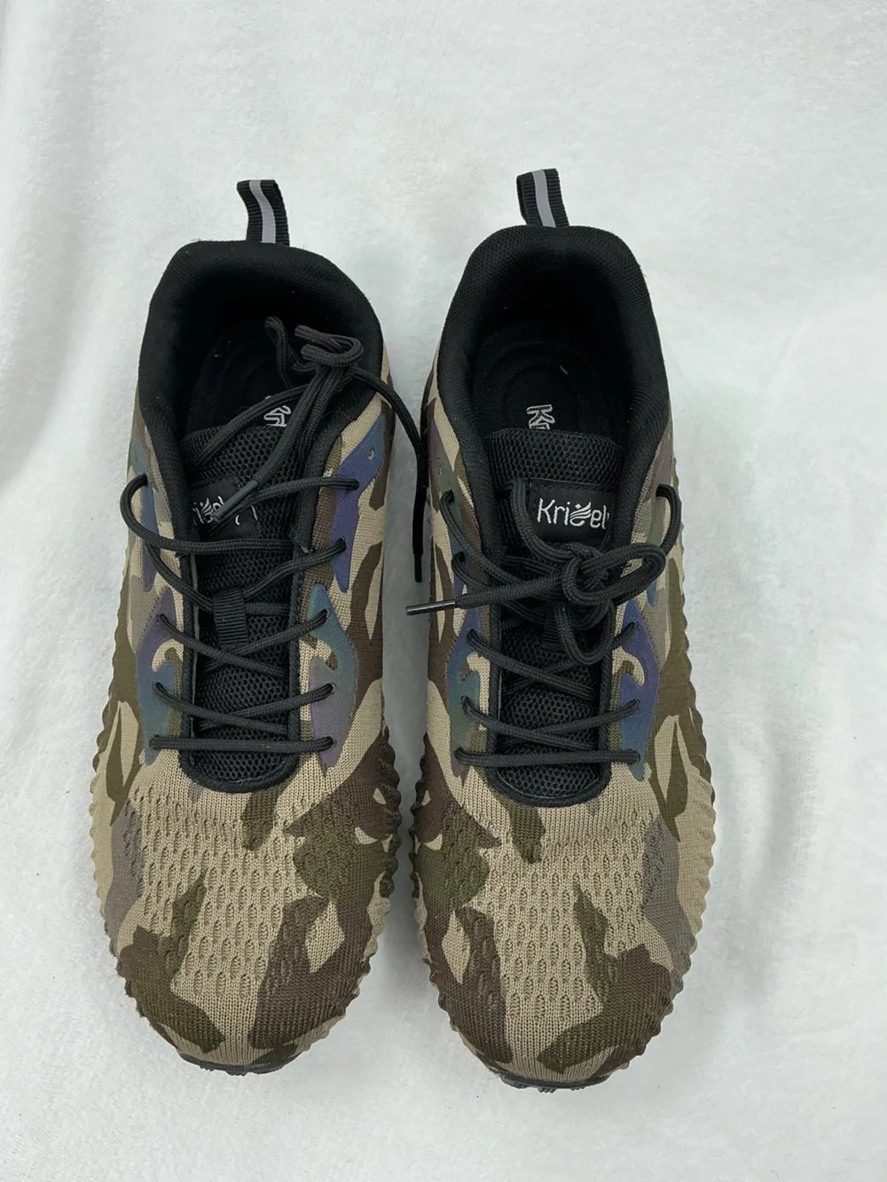 Men's Camouflage Trail Sneakers - Olive/Black B43